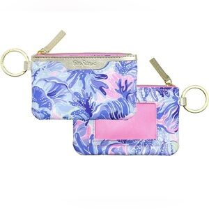 NEW Lilly Pulitzer ID Case Keychain Wallet